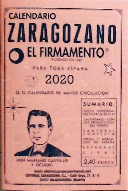 CALENDARIO ZARAGOZANO 2020 | 9788494641954 | VV.AA. | Llibreria La Gralla | Llibreria online de Granollers