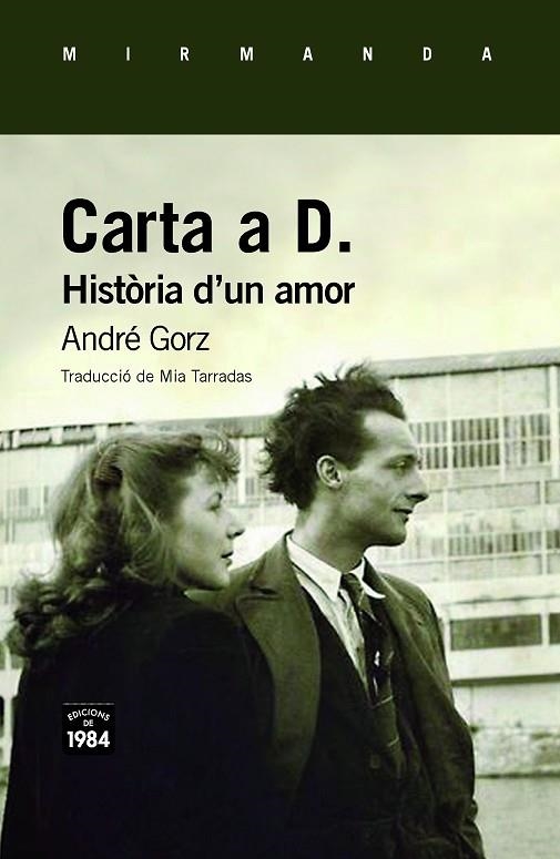CARTA A D. | 9788416987603 | GORZ, ANDRÉ | Llibreria La Gralla | Librería online de Granollers