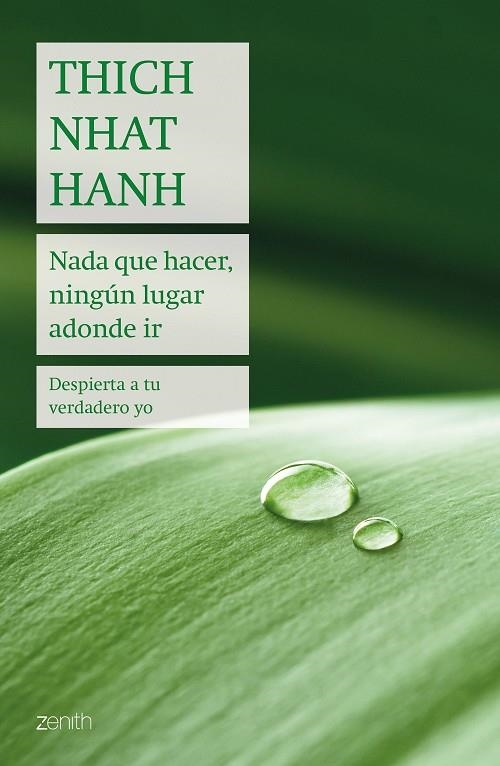 NADA QUE HACER, NINGÚN LUGAR ADONDE IR | 9788408216261 | HANH, THICH NHAT | Llibreria La Gralla | Llibreria online de Granollers