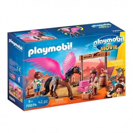 PLAYMOBIL THE MOVIE. MARIA DEL Y CABALLO ALADO | 4008789700742 | PLAYMOBIL | Llibreria La Gralla | Librería online de Granollers