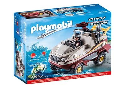 PLAYMOBIL CITY ACTION COCHE ANFIBIO | 4008789093646 | PLAYMOBIL | Llibreria La Gralla | Llibreria online de Granollers