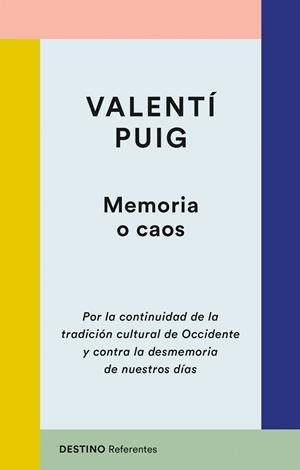 MEMORIA O CAOS | 9788423356324 | PUIG, VALENTÍ | Llibreria La Gralla | Librería online de Granollers