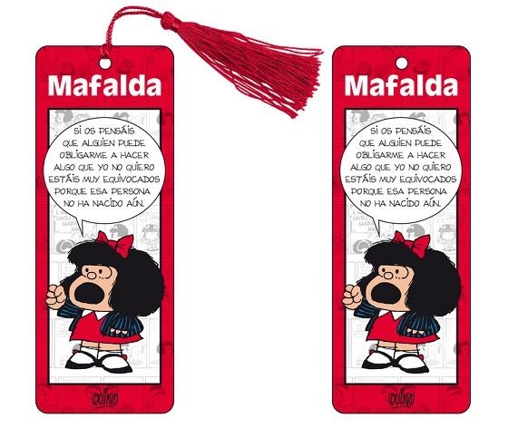 MARCAPÁGINAS 3D MAFALDA (ROJO) | 9788893677097 | AA.VV. | Llibreria La Gralla | Librería online de Granollers