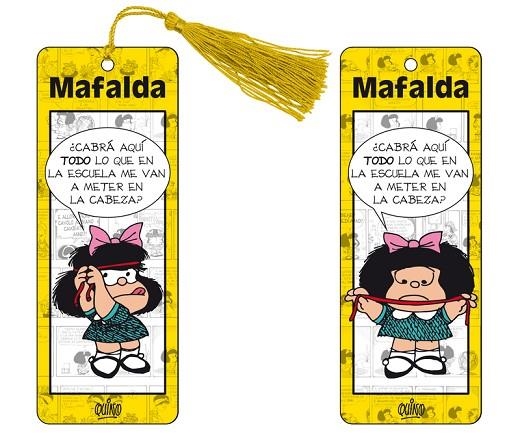 MARCAPÁGINAS 3D MAFALDA (AMARILLO) | 9788893677103 | AA.VV. | Llibreria La Gralla | Librería online de Granollers