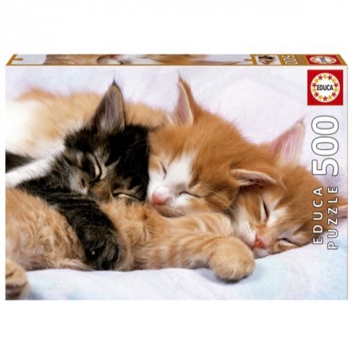PUZZLE EDUCA 500 GATITOS | 8412668170872 | EDUCA | Llibreria La Gralla | Librería online de Granollers