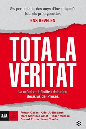 TOTA LA VERITAT | 9788417804183 | CASAS, FERRAN; ECHEARTE, ODEI; MARTÍNEZ I AMAT, MARC; MATEOS, R | Llibreria La Gralla | Librería online de Granollers