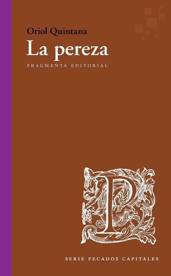 PEREZA, LA  | 9788417796143 | QUINTANA RUBIO, ORIOL | Llibreria La Gralla | Librería online de Granollers