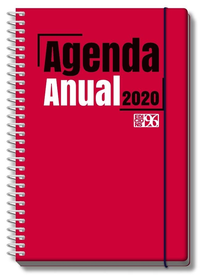 AGENDA ANUAL 2020 | 8437018419135 | EDICIONS 96 | Llibreria La Gralla | Llibreria online de Granollers