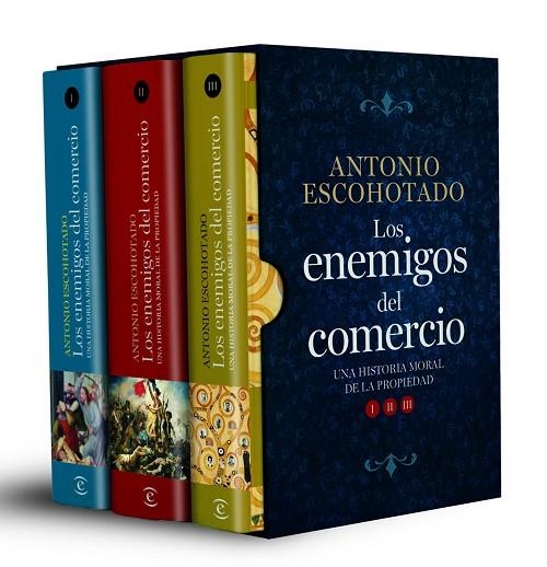 ENEMIGOS DEL COMERCIO, LOS (ESTUCHE TRILOGIA) | 9788467057621 | ESCOHOTADO, ANTONIO | Llibreria La Gralla | Llibreria online de Granollers