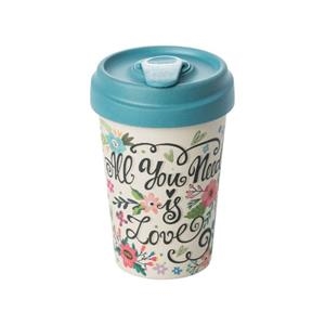 TASSA BAMBOO ALL YOU NEED IS LOVE | 4260375682232 | MANBCP228 | Llibreria La Gralla | Librería online de Granollers