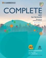 COMPLETE KEY FOR SCHOOLS WORKBOOK WITHOUT ANSWERS WITH AUDIO DOWNLOAD | 9781108539401 | ELLIOT, SUE/HEYDERMAN, EMMA | Llibreria La Gralla | Librería online de Granollers