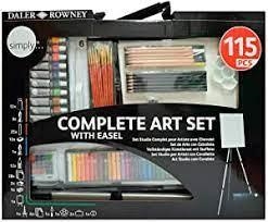 SET ART SIMPLY 163 PECES + CAVALLET DALER ROWNEY | 5011386120805 | 196500755 | Llibreria La Gralla | Llibreria online de Granollers