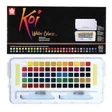 CAIXA AQUAREL·LES SAKURA KOI 60 PASTILLES | 0845113166072 | XNCW-60N | Llibreria La Gralla | Librería online de Granollers