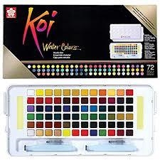 CAIXA AQUAREL·LES SAKURA KOI 72 PASTILLES | 0845113166140 | XNCW-72N | Llibreria La Gralla | Llibreria online de Granollers