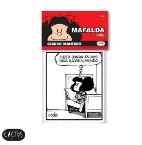 IMAN NEVERA MAFALDA "CUESTA JUNTAR ANIMOS...." | 8582700062974 | CACTUS GIFT | Llibreria La Gralla | Librería online de Granollers