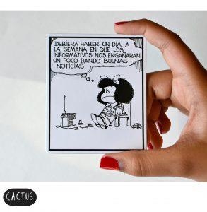 IMAN NEVERA MAFALDA "DEBERIA HABER UN DIA..." | 8582700062288 | CACTUS GIFT | Llibreria La Gralla | Librería online de Granollers