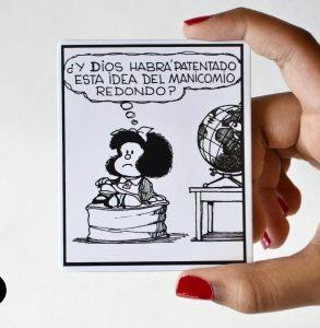 IMAN NEVERA MAFALDA "Y DIOS HABRA PATENTADO..." | 8582700062806 | CACTUS GIFT | Llibreria La Gralla | Librería online de Granollers