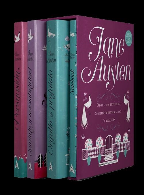 ESTUCHE - JANE AUSTEN: MEJORES TÍTULOS + NOTEBOOK | 9788418008269 | AUSTEN, JANE | Llibreria La Gralla | Librería online de Granollers