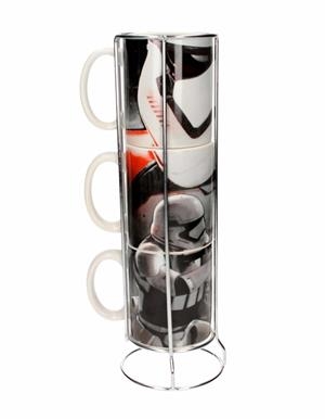 STORMTROOPERS SET DE 3 TAZAS APILABLES CERAMICA STAR WARS | 8436546890027 | SD TOYS | Llibreria La Gralla | Librería online de Granollers