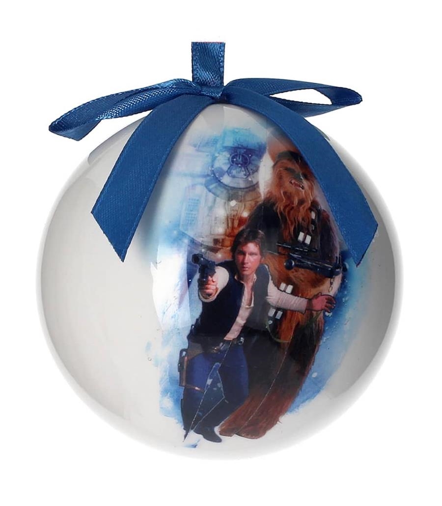HAN SOLO Y CHEWBACCA BOLA DE NAVIDAD STAR WARS | 8436546897699 | SD TOYS | Llibreria La Gralla | Librería online de Granollers