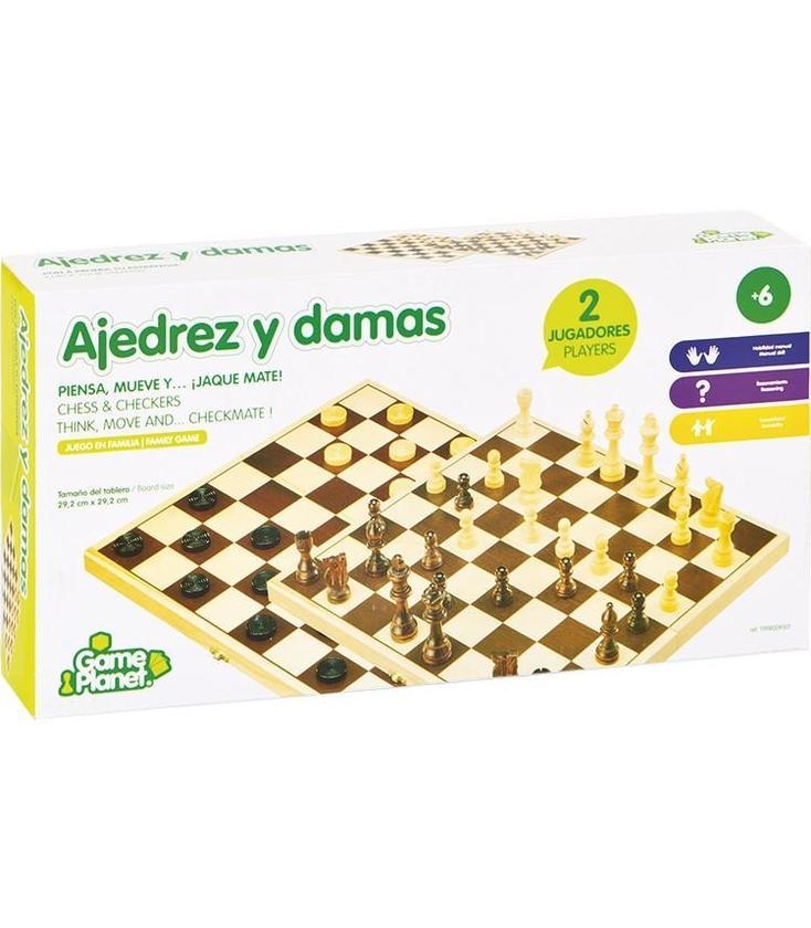 AJEDREZ Y DAMAS | 0497230950166 | GAME PLANET CLASSICS | Llibreria La Gralla | Librería online de Granollers