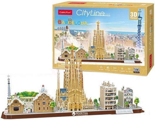 PARIS CITY LINE PUZLE 2D CUBIC FUN | 6944588202545 | CUBIC FUN | Llibreria La Gralla | Llibreria online de Granollers