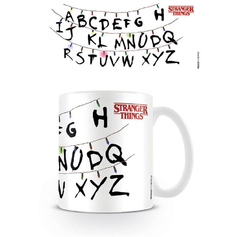 TASSA CERAMICA STRANGER THINGS ALFABET LLUMS | 5050574252515 | PYRAMID | Llibreria La Gralla | Librería online de Granollers