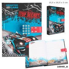 DIARI TOP MODEL MONSTER CARS TOP SECRET | 4010070437404 | TOP10949 | Llibreria La Gralla | Llibreria online de Granollers