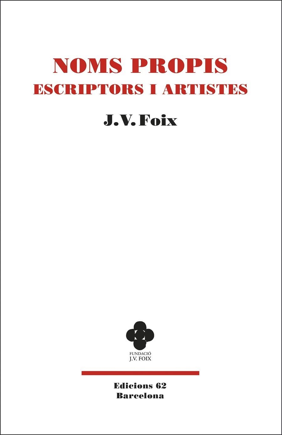 NOMS PROPIS  ESCRIPTORS I ARTISTES | 9788429778229 | FOIX I MAS, J. V. | Llibreria La Gralla | Llibreria online de Granollers