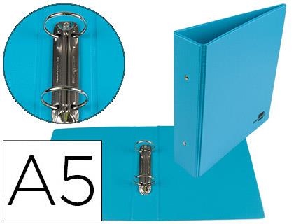CARPETA 2 ANELLES 40 1/4 PLASTIC BLAU | 8435055004451 | 77201 | Llibreria La Gralla | Librería online de Granollers