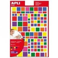 GOMETS MULTICOLOR QUADRATS 6F REMOVIBLE | 8410782129714 | Llibreria La Gralla | Llibreria online de Granollers