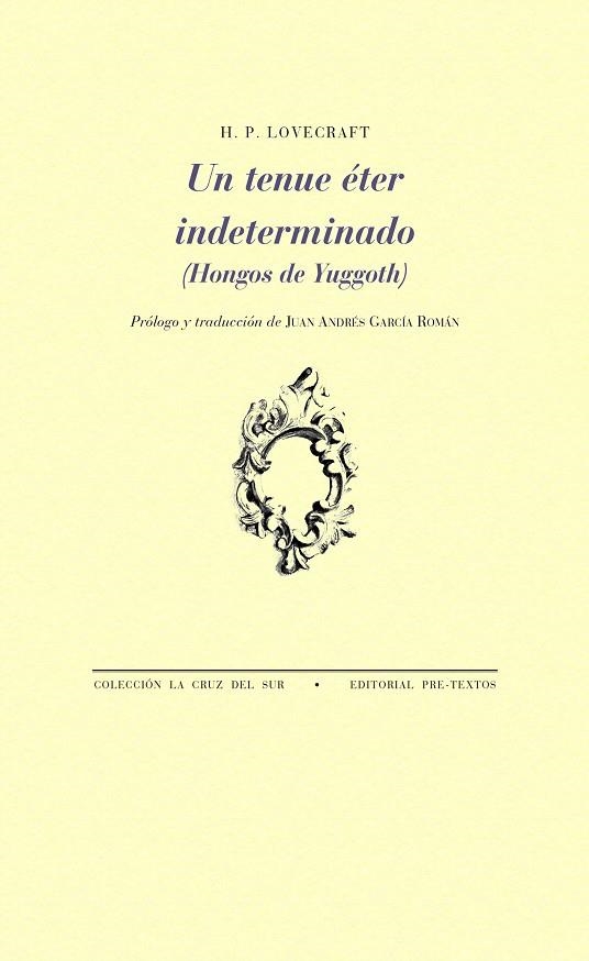 TENUE ÉTER INDETERMINADO, UN  | 9788417830823 | LOVECRAFT, H. P. | Llibreria La Gralla | Librería online de Granollers