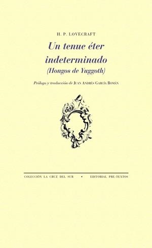 TENUE ÉTER INDETERMINADO, UN  | 9788417830823 | LOVECRAFT, H. P. | Llibreria La Gralla | Llibreria online de Granollers