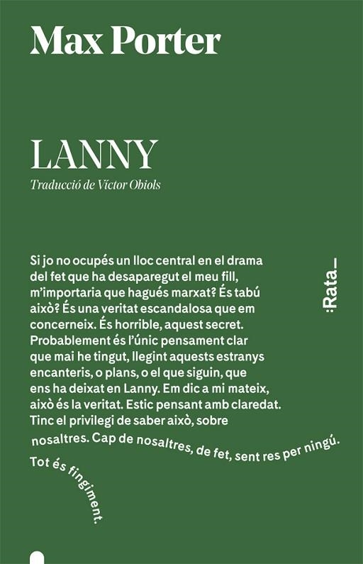 LANNY | 9788416738526 | PORTER, MAX | Llibreria La Gralla | Librería online de Granollers