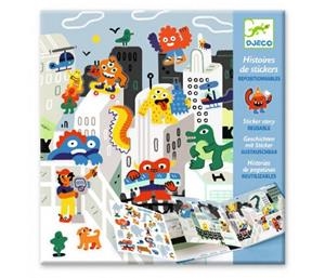 HISTORIES D'SCTICKERS DJECO INVASIÓ DE MONSTRES | 9020800089556 | 8955 | Llibreria La Gralla | Llibreria online de Granollers