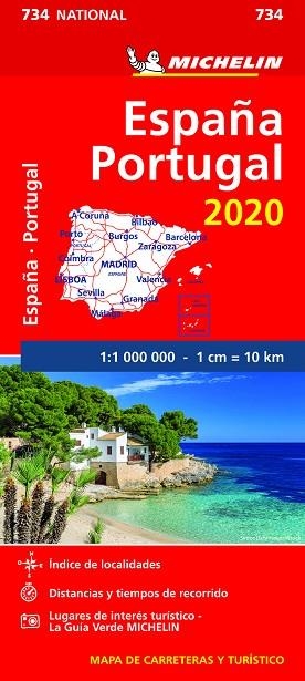 MAPA NATIONAL ESPAÑA - PORTUGAL 2020 | 9782067244078 | MICHELIN | Llibreria La Gralla | Librería online de Granollers