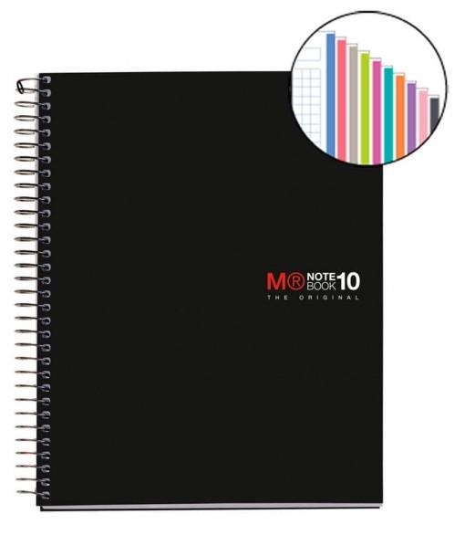 LLIBRETA A5 MIQUELRIUS NOTEBOOK 10 QUADRICULA NEGRE | 8422593470442 | 47044 | Llibreria La Gralla | Librería online de Granollers