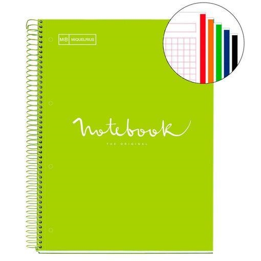 LLIBRETA A4 MIQUELRIUS QUADRICULA NOTEBOOK 5 EMOTIONS LIMA | 8422593460788 | 46078 | Llibreria La Gralla | Librería online de Granollers