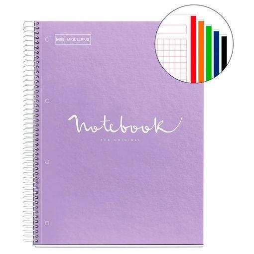 LLIBRETA NBOOK 5 A4 MR QUADRICULA 90GR EMOTIONS LAVANDA | 8422593460771 | 46077 | Llibreria La Gralla | Librería online de Granollers