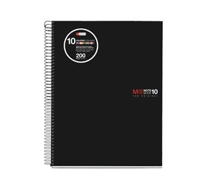 LLIBRETA A4 MIQUELRIUS NOTEBOOK 10 QUADRICULA NEGRE 70GR | 8422593470091 | 47009 | Llibreria La Gralla | Llibreria online de Granollers