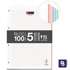 RECANVI FULLS NBOOK A4 5 COLORS PASTEL | 8422593090121 | 9012 | Llibreria La Gralla | Librería online de Granollers