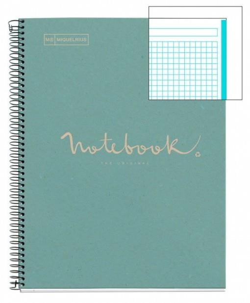 LLIBRETA A4 MIQUELRIUS NOTEBOOK 1 RECICLAT BLAU CLAR | 8422593060926 | MR6092 | Llibreria La Gralla | Librería online de Granollers