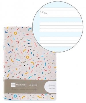 LLIBRETA GRAPADA MIQUELRIUS 1/4 32F PAUTA MONTESORI 8MM  | 8422593081396 | 8139 | Llibreria La Gralla | Librería online de Granollers