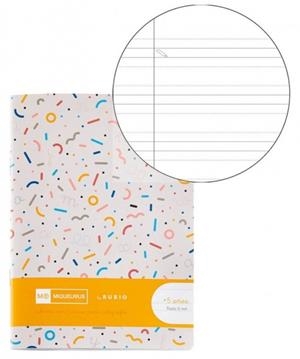 LLIBRETA GRAPADA MIQUELRIUS 1/4 32F PAUTA MONTESORI 6MM | 8422593081402 | 8140 | Llibreria La Gralla | Librería online de Granollers