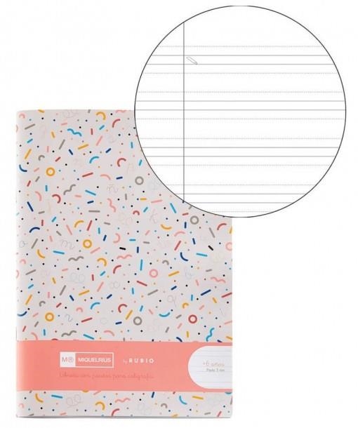 LLIBRETA GRAPADA MIQUELRIUS 1/4 32F PAUTA MONTESORI 5MM | 8422593081419 | 8141 | Llibreria La Gralla | Librería online de Granollers