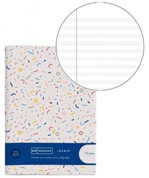 LLIBRETA GRAPADA MIQUELRIUS A4 50F PAUTA DOBLE 2.5MM | 8422593081464 | 8146 | Llibreria La Gralla | Librería online de Granollers