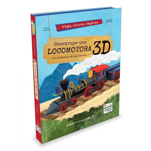 CONSTRUYE UNA LOCOMOTORA 3D | 9788417299583 | TREVISAN, IRENA; MANUZZATO, VALENTINA | Llibreria La Gralla | Llibreria online de Granollers