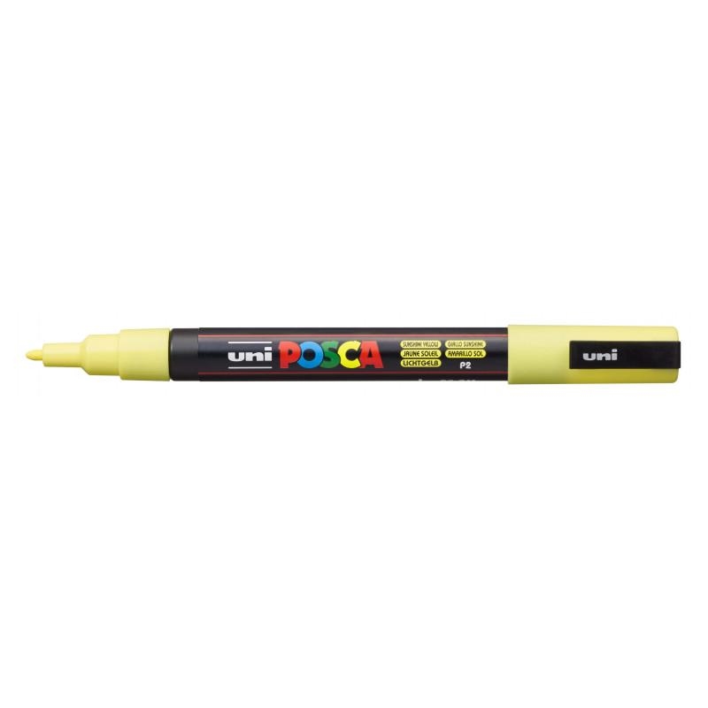 RETOLADOR POSCA PC 3M 1.3MM GROC SOL P2 | 4902778249284 | 284844000 | Llibreria La Gralla | Llibreria online de Granollers