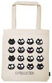 BOSSA DE COMPRA DE TELA THE CAT EDYOUCATION | 4033477274694 | MOSES | Llibreria La Gralla | Llibreria online de Granollers