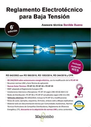REGLAMENTO ELECTROTÉCNICO PARA BAJA TENSIÓN 6ª ED. | 9788426727930 | BUENO GONZALEZ, BENILDE | Llibreria La Gralla | Librería online de Granollers